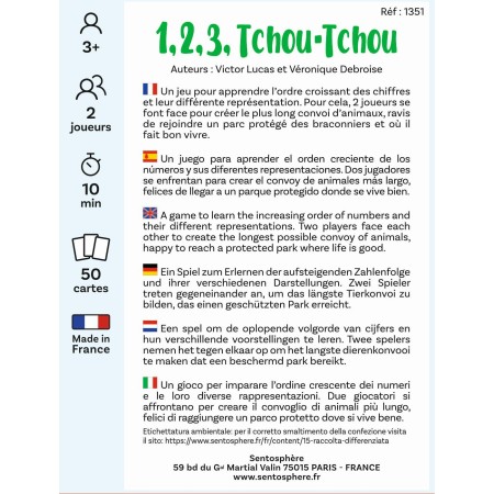 Gra 123 Tchoutchou – liczenie 3+ SentoSphere