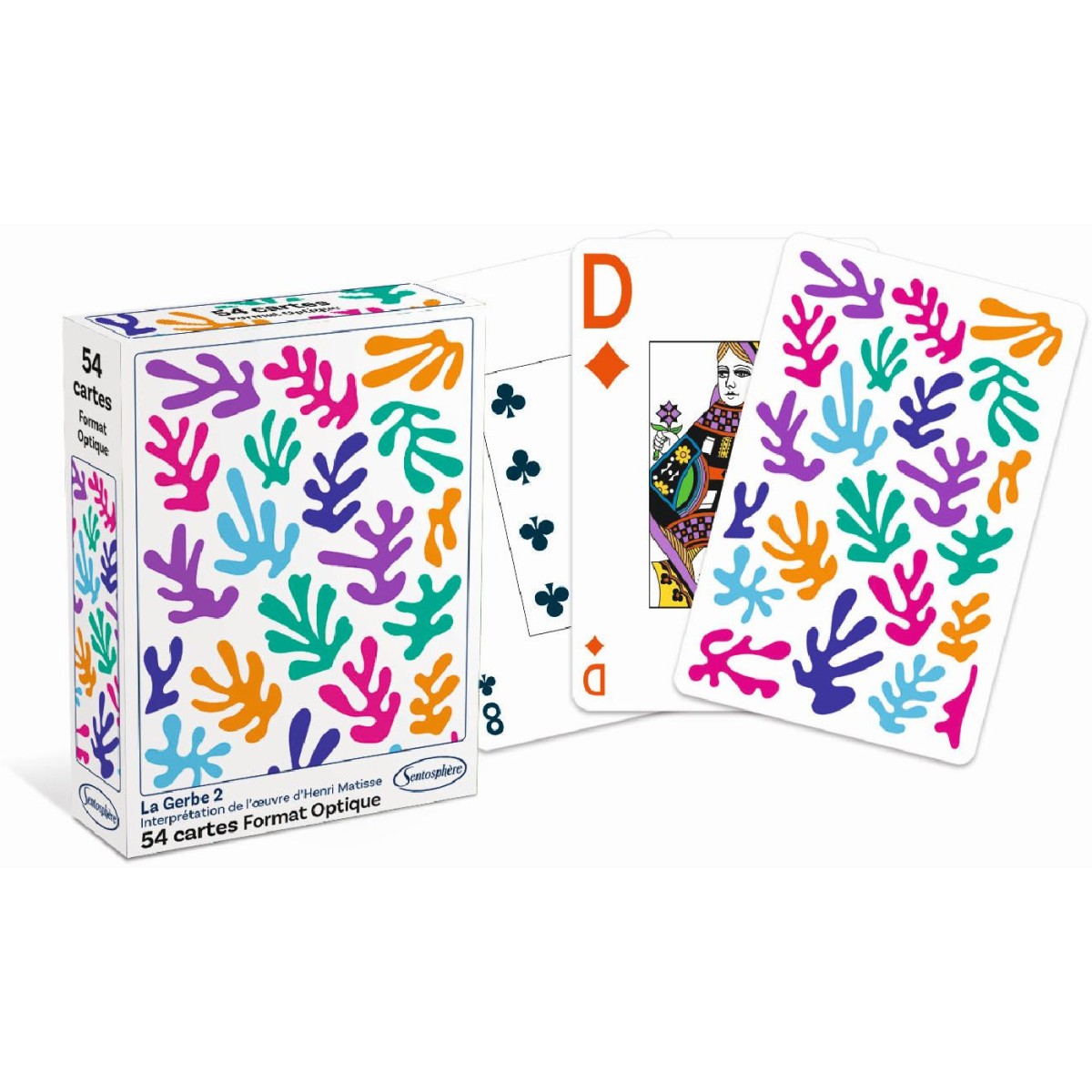Talia 54 kart optic Matisse różowo-niebieska