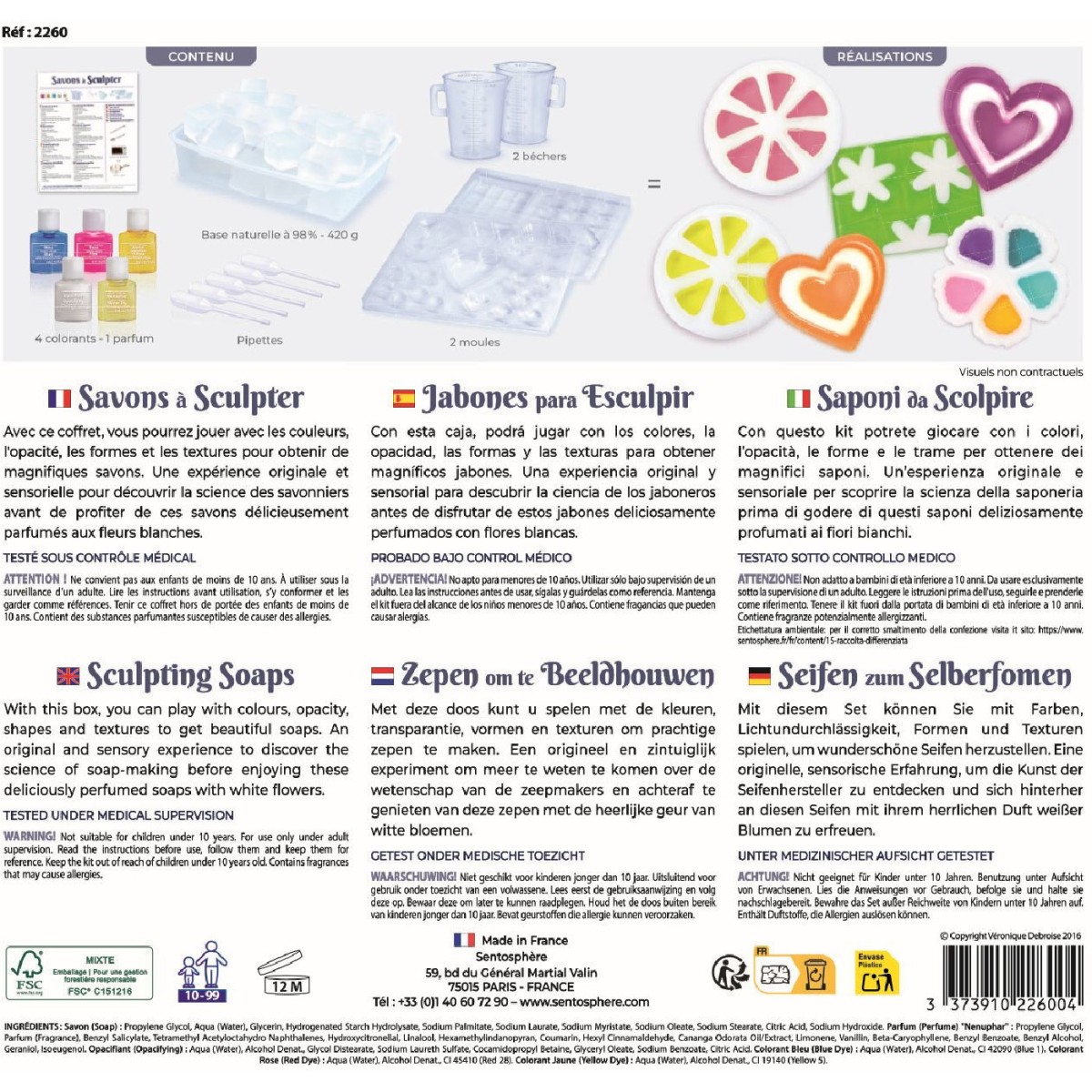 Mydełka glicerynowe 3D DIY – SentoSphere