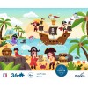Puzzle 36 elementów Piraci dla dzieci +4, Calypto | Dadum