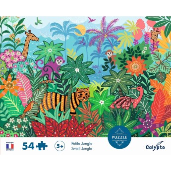 Kartonowe puzzle 54 elementy Mała Dżungla, Calypto | Dadum