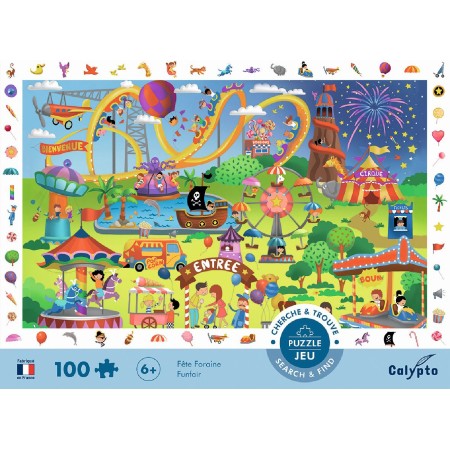 Puzzle obserwacyjne 100 Wesołe Miasteczko, Calypto | Dadum