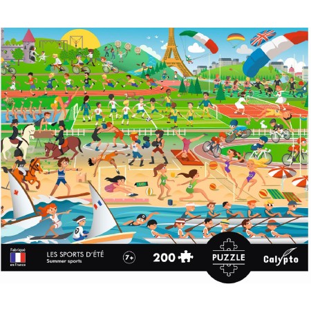 Puzzle 200 elementów Sporty Letnie, Calypto | Dadum