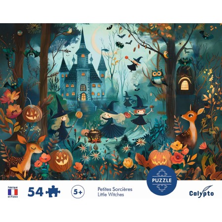 Puzzle 54 elementy Małe czarownice, Calypto +5