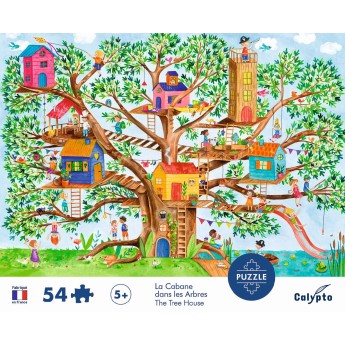 Puzzle 54 elementy Domek na drzewie, Calypto +5 | Dadum Kraków