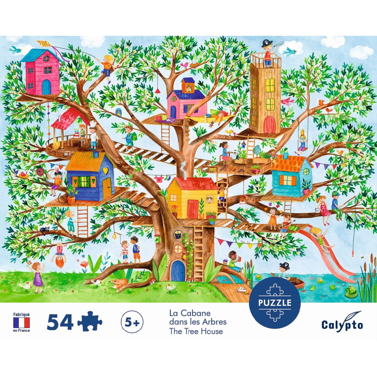 Puzzle 54 elementy Domek na drzewie, Calypto +5 | Dadum Kraków