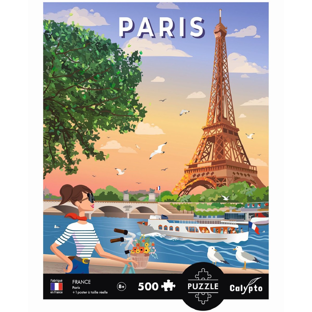Puzzle 500 elementów Paryż, Calypto +8 | Dadum Kraków
