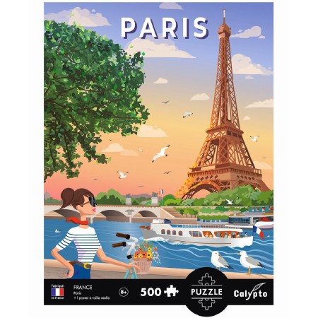 Puzzle 500 elementów Paryż, Calypto +8 | Dadum Kraków