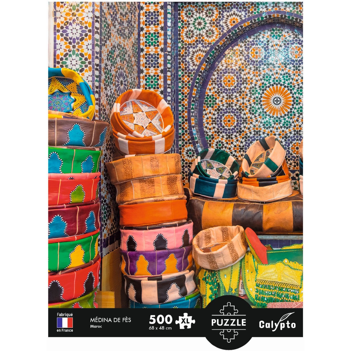 Puzzle 500 el. XL Starożytna medina Fezu, Calypto | Dadum Kraków