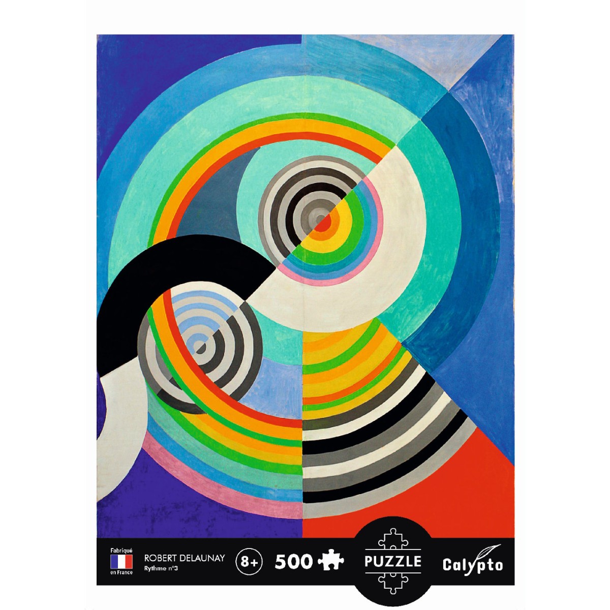 Puzzle 500 el. Rytm nr 3, Robert Delaunay, Calypto | Dadum