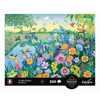 Puzzle 200 elementów Wiosna, Calypto | Dadum