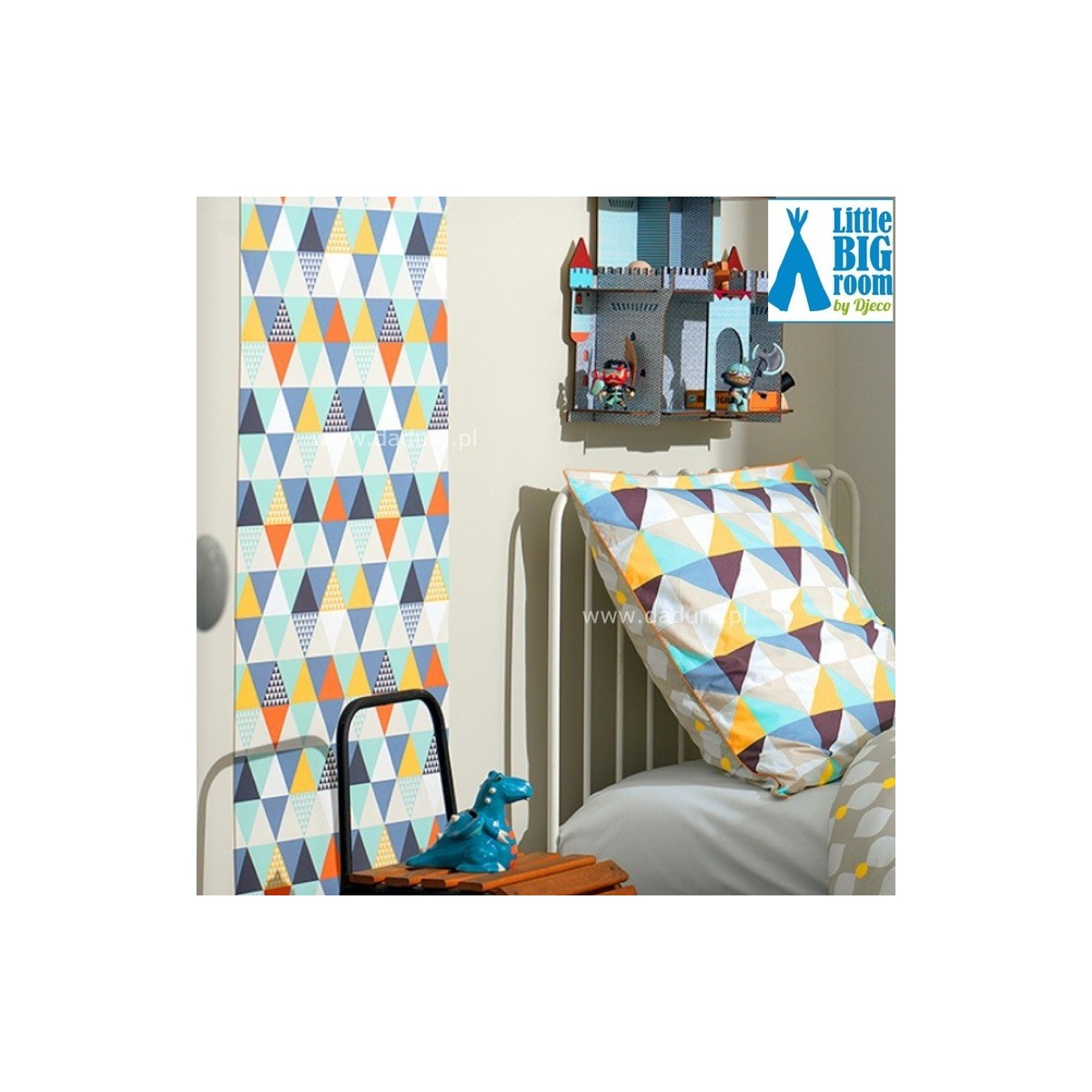 Djeco Ozdobny pas tapety Arthur do pokoju dziecka