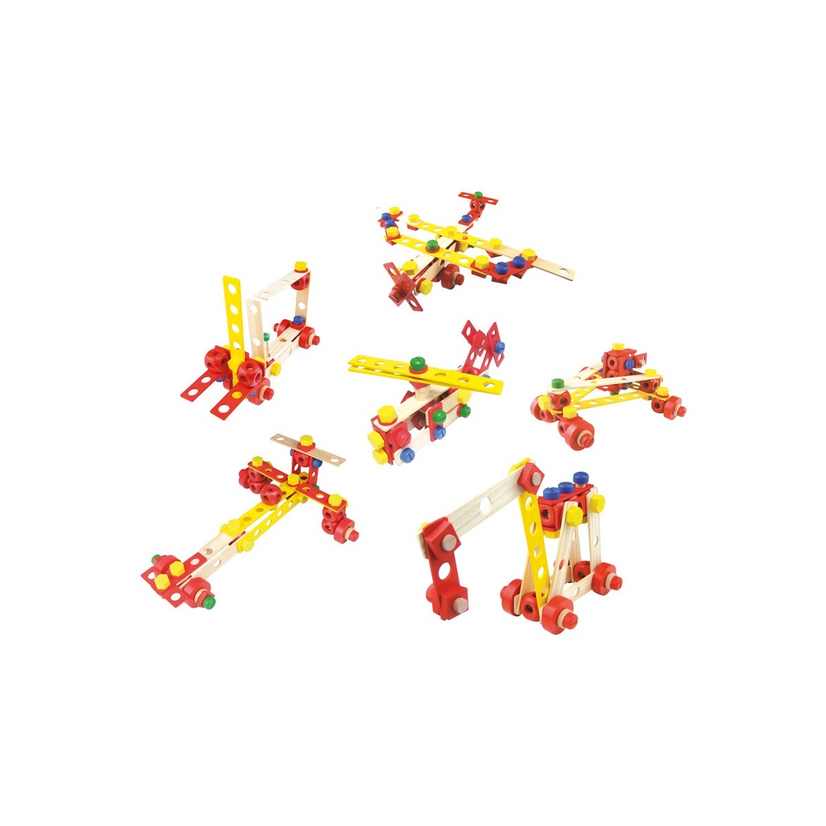 Klocki konstrukcyjne 106szt dla dzieci +4 lat, Vilac | Dadum Kraków