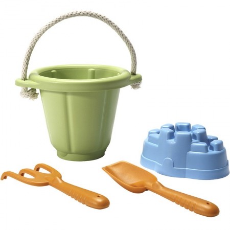 Zestaw do zabawy w piasku zielony +18mc, Green Toys | Dadum Zestaw do zabawy w piasku zielony +18mc, Green Toys | Dadum