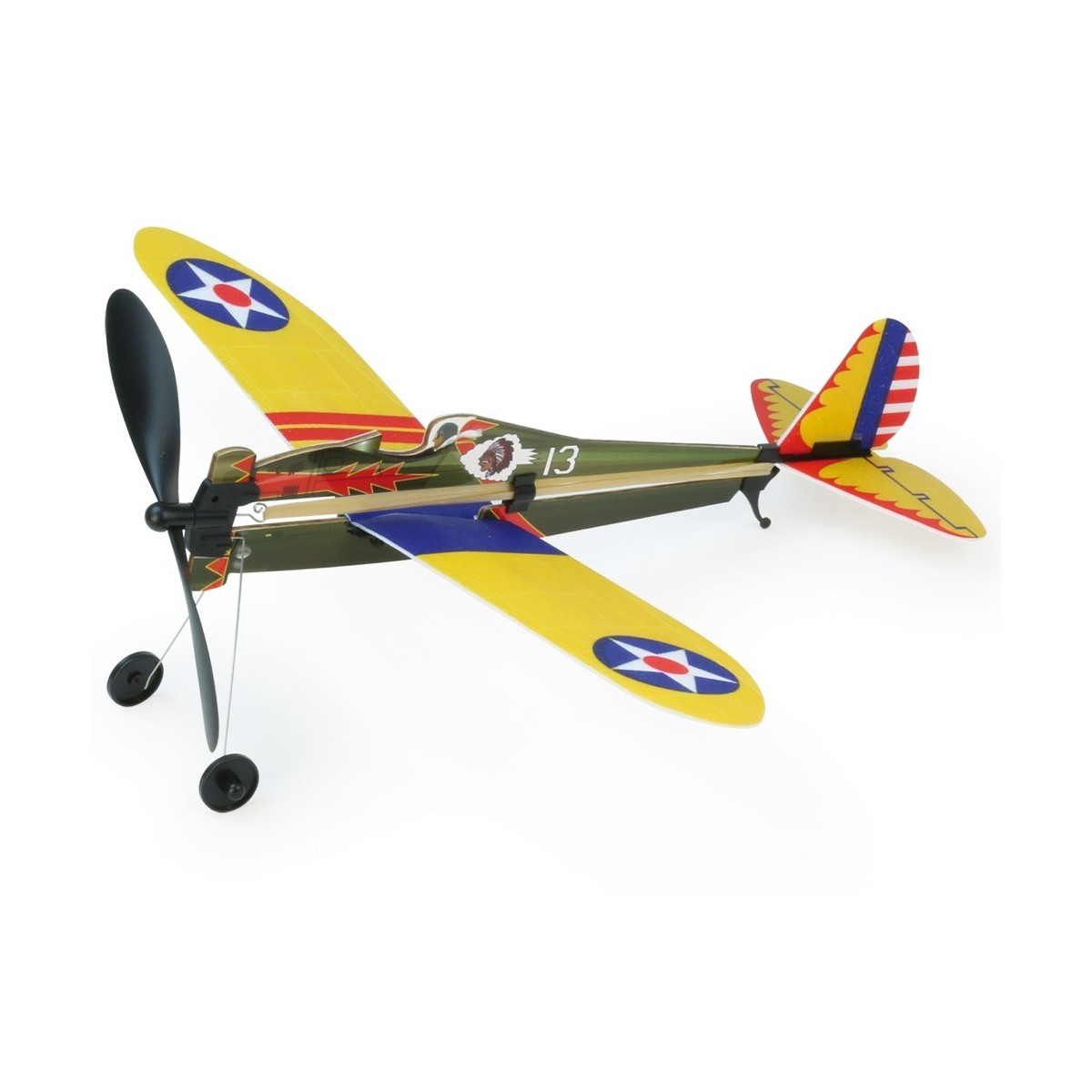 Samolocik ze śmigłem na gumkę Iroquois 13, Vilac