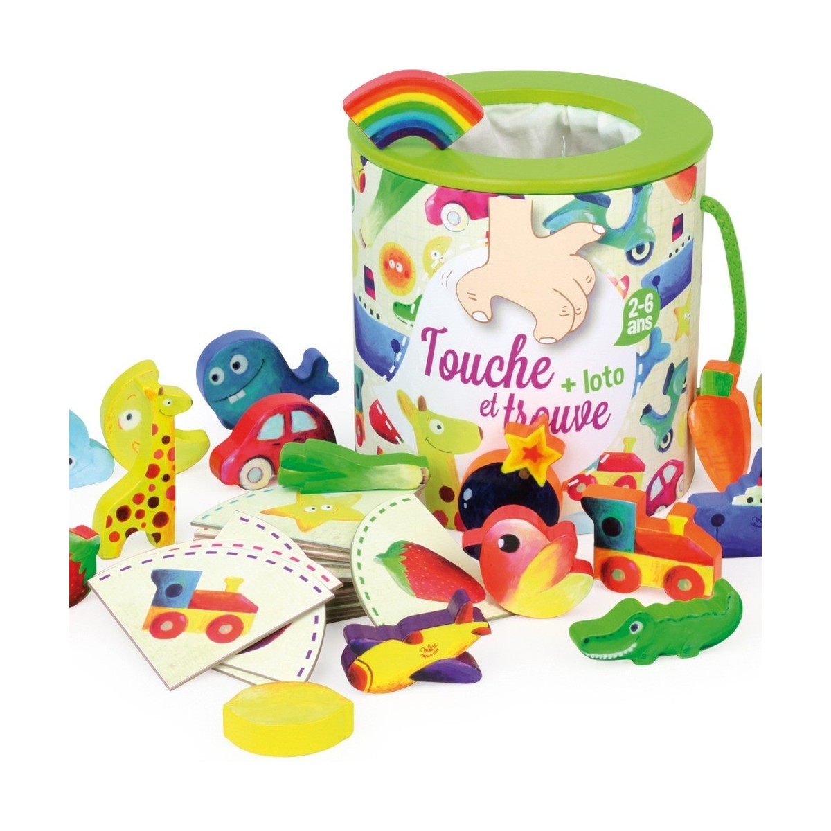 Vilac Rozpoznawanie przez Dotyk gra sensoryczna dla dwulatka