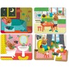 Dom puzzle 4x6 elementów drewniane dla dzieci od 2 lat, Vilac Dom puzzle 4x6 elementów drewniane dla dzieci od 2 lat, Vilac