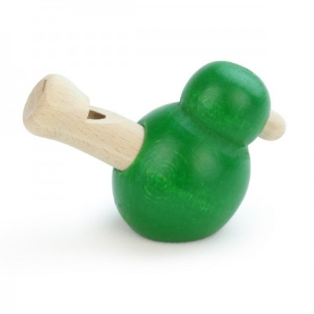 Vilac Gwizdek-ptaszek drewniany zielony zabawka od 3 lat | Dadum