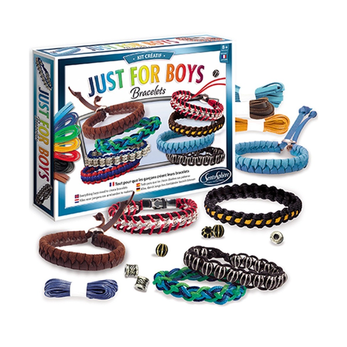 Bransoletki DYI dla chłopaków Just for Boys, SentoSphere