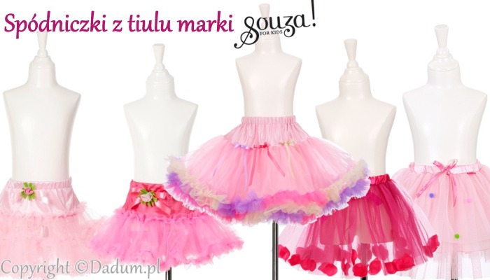 Spódniczki z tiulu dla dzieci, marki Souza For Kids