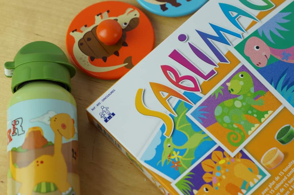 Dinozaury kolorowe piaski Sablimage, SentoSphere