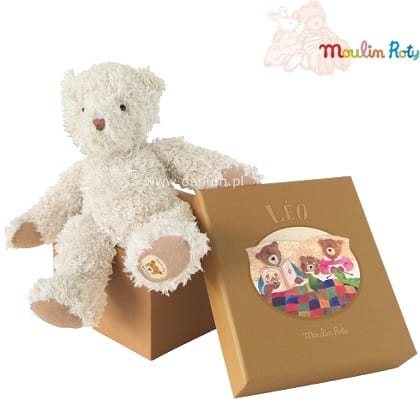 Miś Leo 23cm w pudełku, Moulin Roty