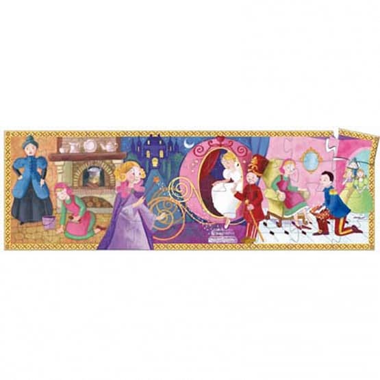 Kopciuszek puzzle 36 elementów, Djeco