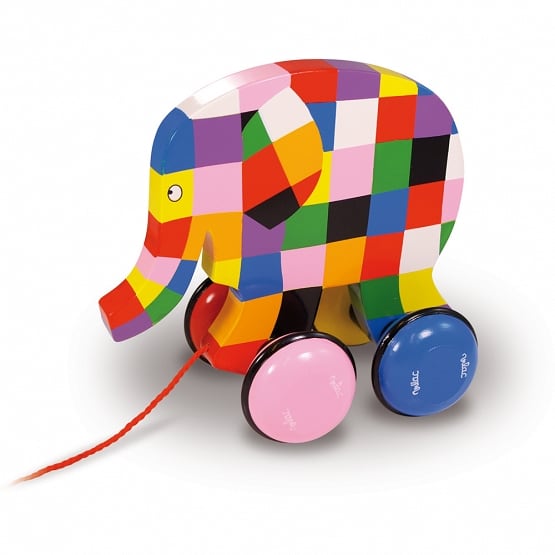 Słoń Elmer do ciągnięcia, Vilac