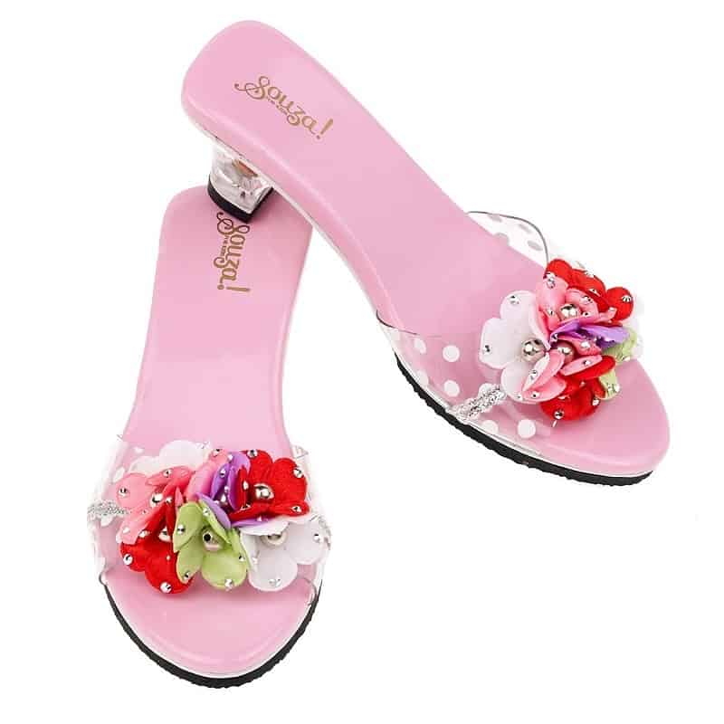 Flora rozm. 27-28 buty na obcasie z kwiatkami, Souza For Kids