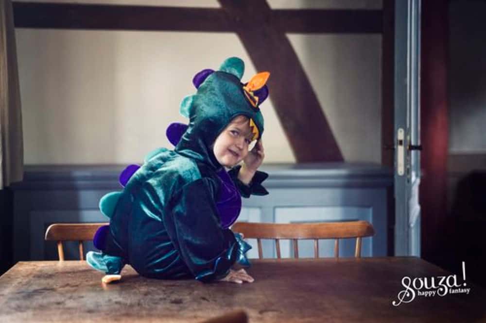 Kostium smoka dla najmłodszych