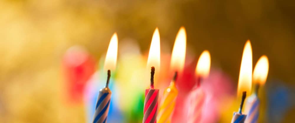 Świece urodzinowe