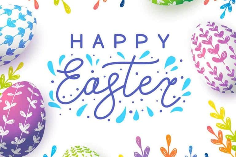 Napis Happy Easter