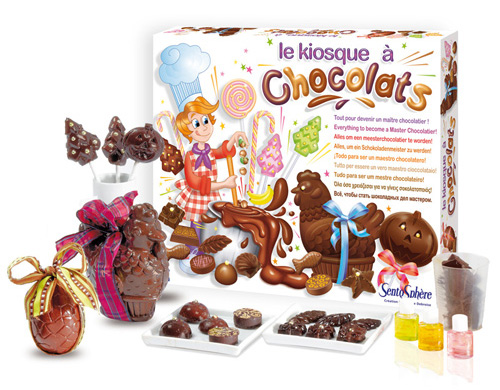 Kiosk z czekoladkami: zestaw do robienia czekoladek na Wielkanoc, Sentosphere