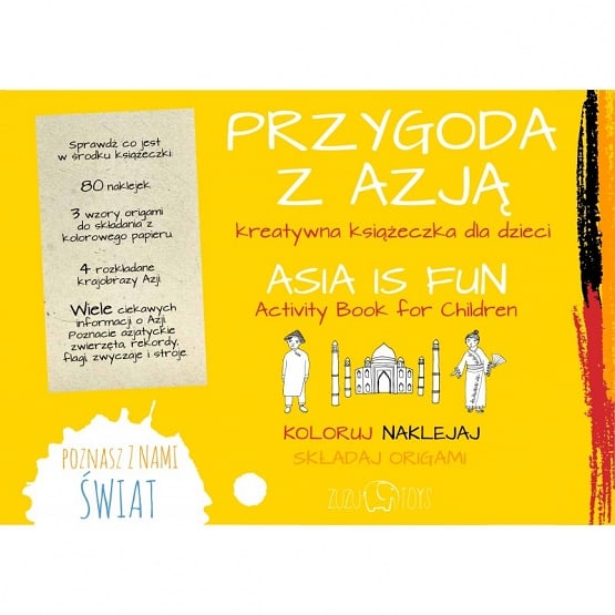 Przygoda z Azją - kreatywna książeczka, Zuzu Toys