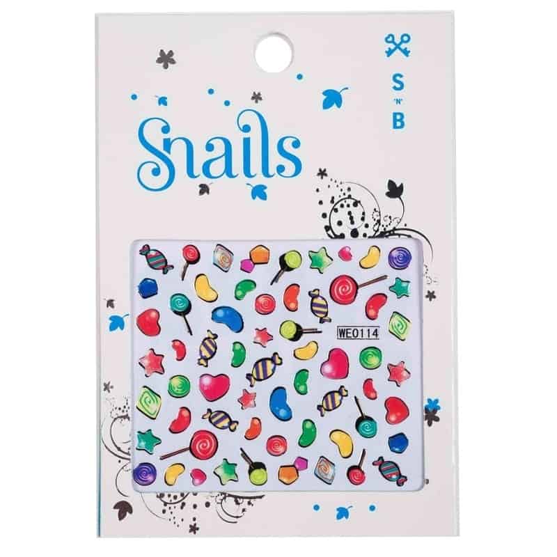 Naklejki na paznokcie Snails Candy Crush, Snails