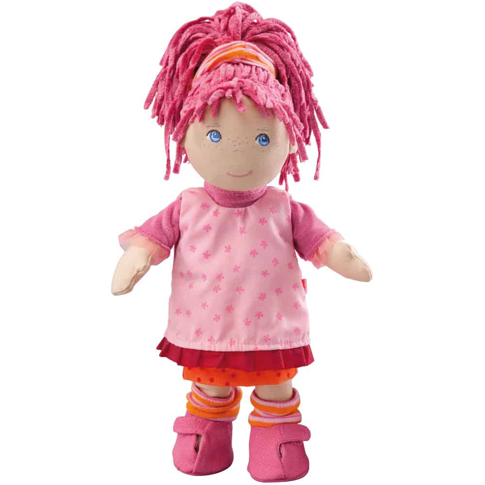 Lilli lalka szmaciana Haba 30cm z różowymi włosami