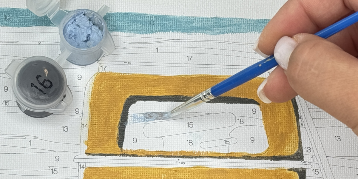 Malowanie po numerach – zestaw DIY