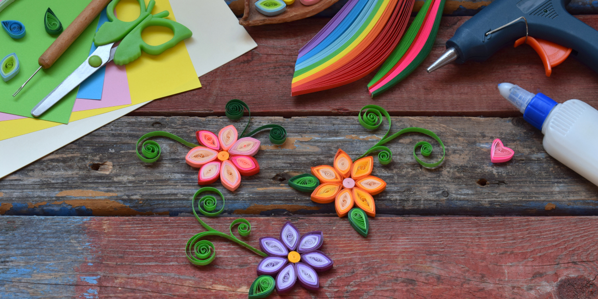 Kwiaty z quillingu krok po kroku